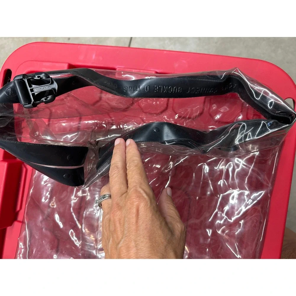 SealLine See Bag 30L Waterproof Dry Bag Clear Vinyl Roll Top Made in USA